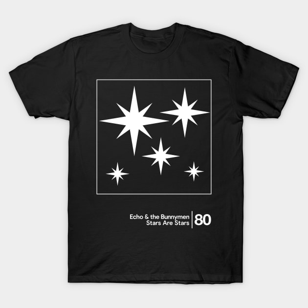 Echo & The Bunnymen / Minimal Graphic Design Tribute T-Shirt by saudade